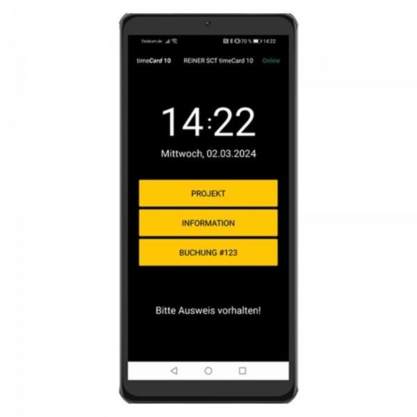 timeCard Terminal App Jahres-ESD-Lizenz für 5 Apps